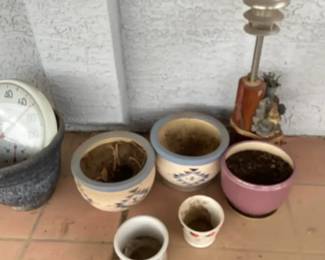 Some Outdoor Planting Pots And More