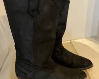 Pair Of Dexters Womens Brushed Leather Boots