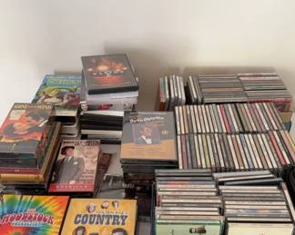Assorted Cds, Dvds, And Vhs