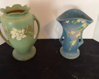 Two Roseville Pottery Vases