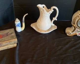 Vintage Decor And Vintage Two Antique Books