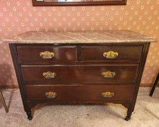 Antique Dresser with marble top