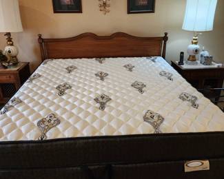 King size Doctors Choice By Denver Mattress, complete bed