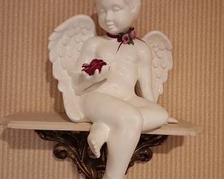 Cherub and shelf sold together 