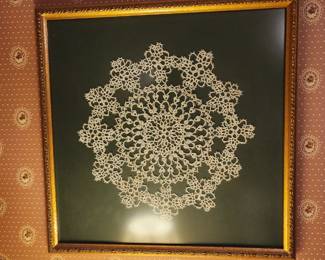 Lace making lady lace