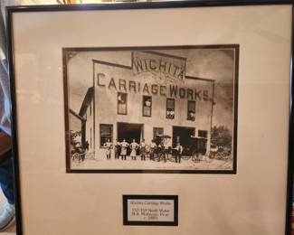 Wichita Carriage Works
157-159 North Water
M.A. McKenzie, Prop
Cir 1885