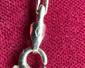 Lot#99 14k gold chain necklace 17.75" long