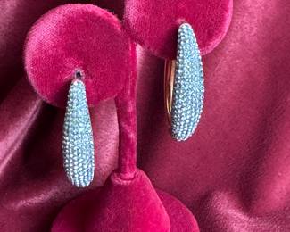 **New Item** Lot#128 $65 Swarovski crystal earrings
