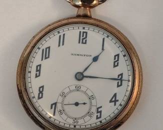 Antique hamilton pocket watch
