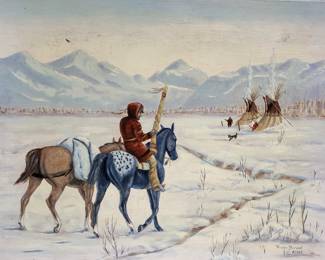 Durand paintings from Wyoming