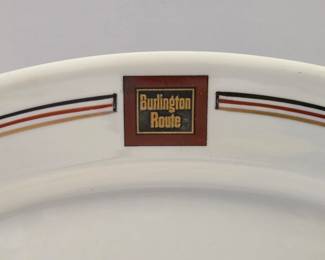 Collection of railroad china