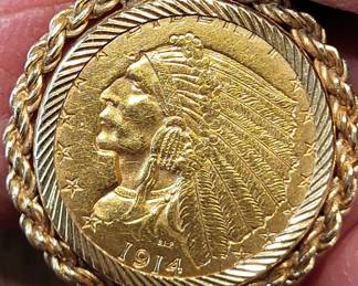 Gold and silver coins