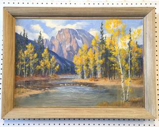 Marie Dorothy Dolph Wyoming Tetons paintings
