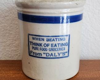 Red Wing advertising beater jar & other pieces