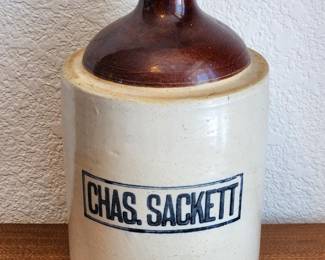 RARE Red Wing whiskey jug from Saratoga, Wyoming.