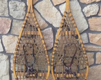 Antique snowshoes