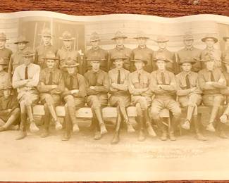 Two different yard long military photos