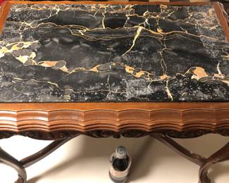 Marble top end table