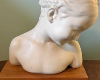 Ceramic Bust of a Young Girl