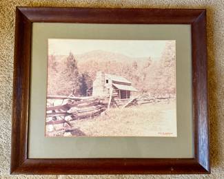 Matted and Framed Art - Rustic Cabin - Ken Scarbrough
