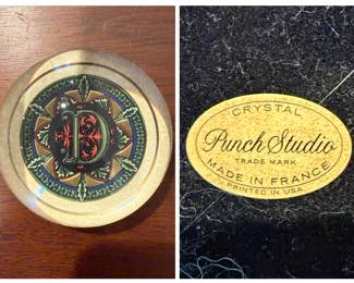 Punch Studio Crystal Paperweight