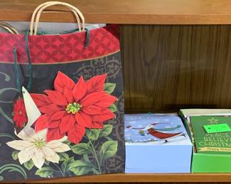 Christmas gift bags and holiday greeting cards - cheaper than retail!