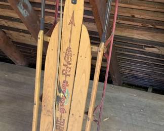 Large Flexible Flyer sled for two