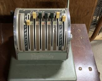 Vintage “Paymaster” office machine