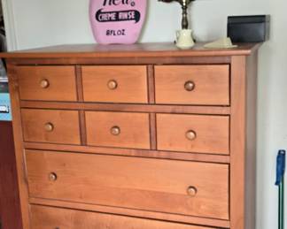 maple or cherry dresser