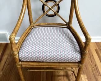 McGuire Target Back bamboo occasional chair in mint condition.