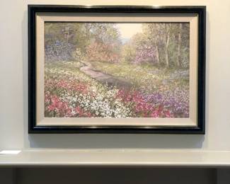 Original oil painting by Canadian artist Eva Horthy titled Path Through the Forest