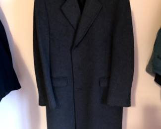 Men's Alpacuna wool overcoat: blend of alpaca wool and mohair - excellent condition.