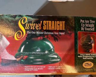 Christmas tree stand that swivels.