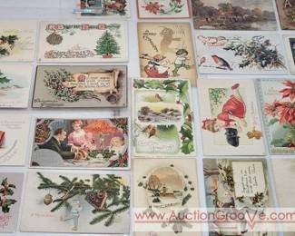 1 360 Antique Christmas Postcards