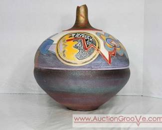 Geometric Abstract Art Pottery