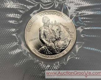 1 982 90 Silver Uncirculated George Washington Half Dollar