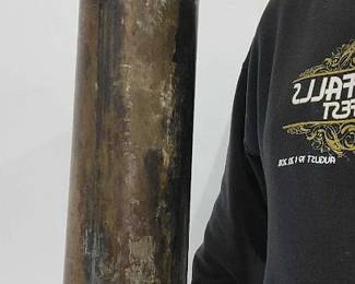 1 US NAVY 5 IN MK V 38 CAL MILITARY ARTILLERY BRASS CASING