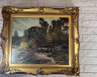 Large oil by George Ogilvy Reid (1851-1928) English/United Kingdom...signed and listed