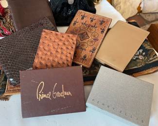 Leather...Prince Gardner...Perry Ellis