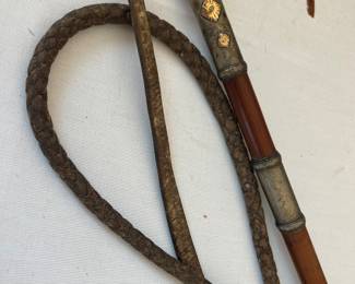 Antique Quirt /Mexican...silver & gold