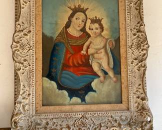 Antique Retablo (religious painting)
