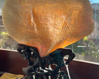 19th Century Chinese carved/mother of pearl