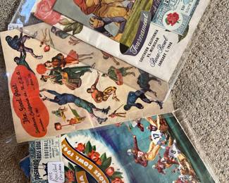 Vintage Rose Bowl programs..UCLA..Stanford...1943