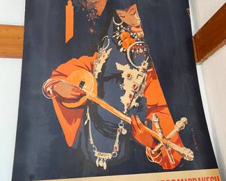 Poster Festival National Dufolklore De Marrakech/1966