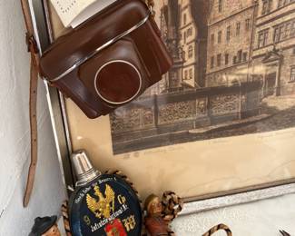 vintag camera...wine objects