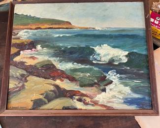oil by Haddock Sparks (signed)