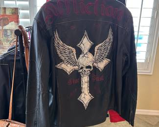 AFFLICTION Leather Jacket