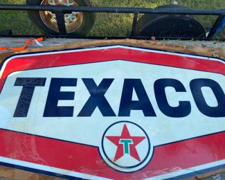 Late 60’s early 70’s Double Sided Texaco Sign