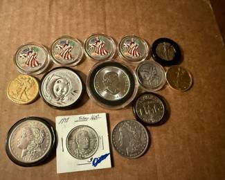 2oz and 1 oz silver bullion