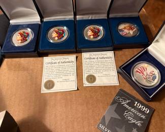 Colorized Silver Bullion